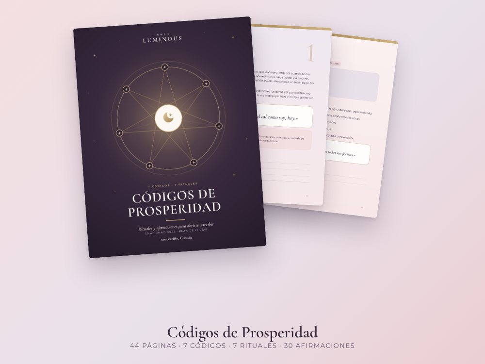 Códigos de Prosperidad: rituales y afirmaciones para abrirte a recibir.