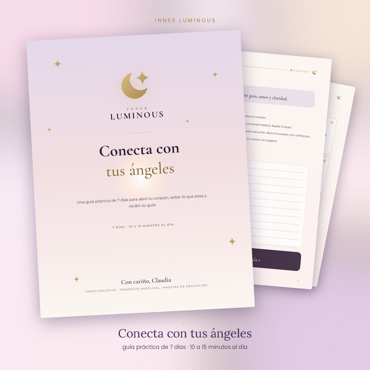 Conecta con tus ángeles: guía práctica de 7 días.
