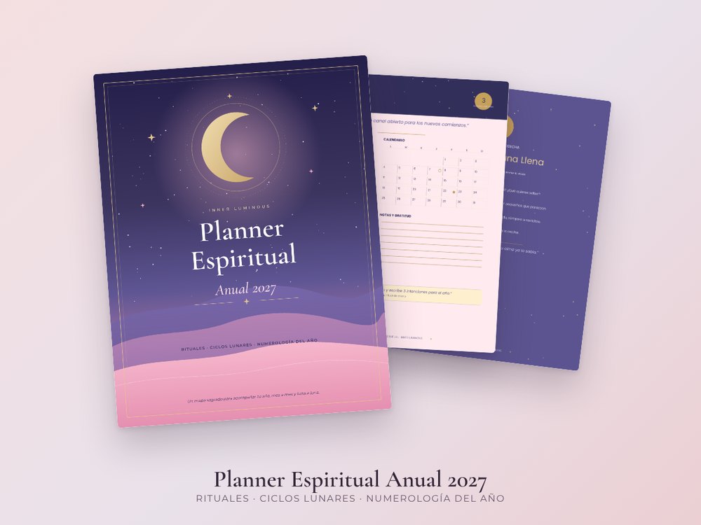Portada del Planner Espiritual 2027