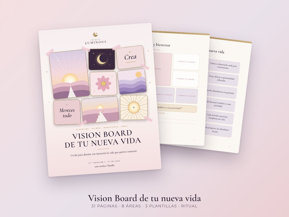 Portada de Vision Board de tu nueva vida