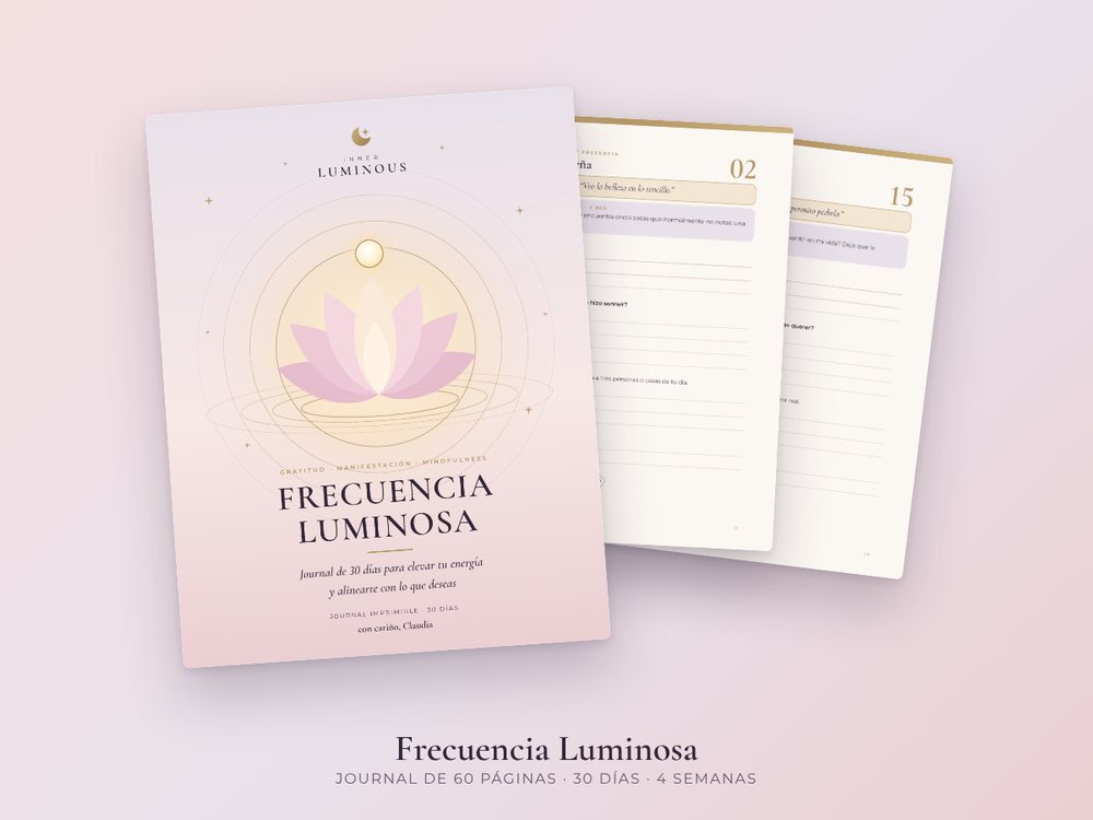 Frecuencia Luminosa: journal imprimible de 60 páginas.