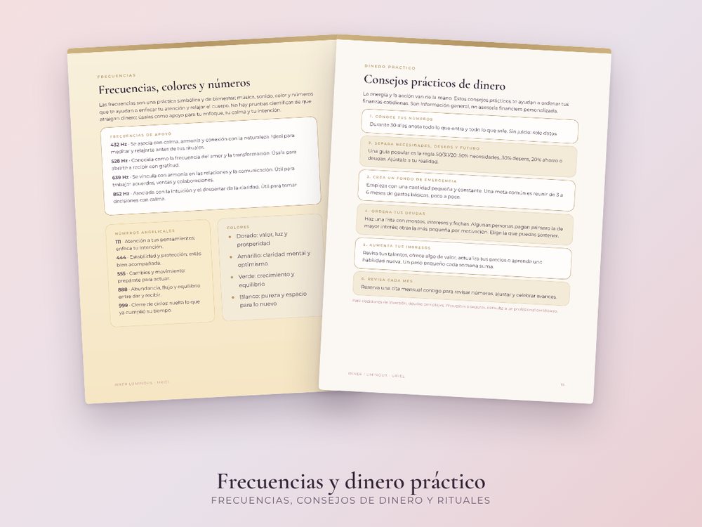 Frecuencias y dinero práctico