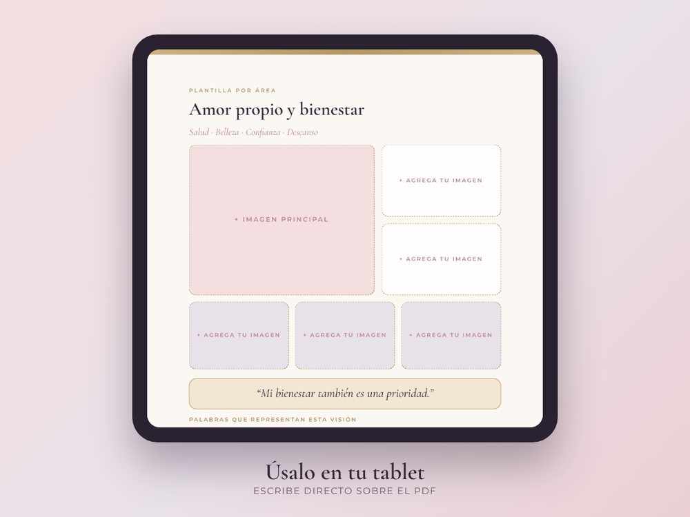 Elige tu plantilla: por áreas, orgánica o minimalista.