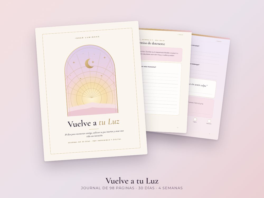 Vuelve a tu Luz: journal de 98 páginas.